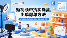 揭秘短视频带货实操营：全流程出单爆单攻略大公开