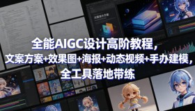 超全AIGC设计高阶课程：文案、效果图、海报等全工具实操带练