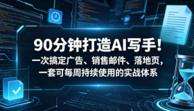 90分钟培养AI写作高手！一次性搞定广告、销售邮件和落地页，一套每周可用的实战体系【原创双语字幕】
