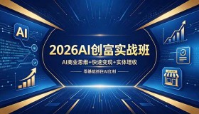 2026 AI创富实战班（18318期）：掌握AI商业思维，零基础开启快速变现与实体增收之路