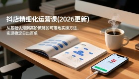 （18421期）5月更新！抖店精细化运营课程，从基础到高阶实操方法助你稳定日销百单
