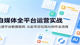 自媒体全平台运营实战：掌握平台数据规则，从起号定位到AI创作全流程揭秘