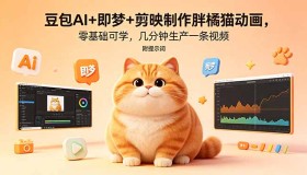（18431期）零基础速学！用豆包AI、即梦与剪映打造胖橘猫动画，附提示词