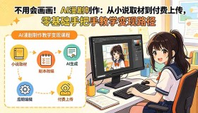 （18439期）零基础小白的AI漫剧变现秘籍：从小说取材到付费上传全流程教学