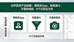 （18447期）付费好文：揭秘闷声发财产品：课程转型App、销售漏斗玩法、无露脸视频，11个经证实方向