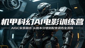 探秘机甲科幻AI电影训练营：AIGC与实景融合全流程揭秘