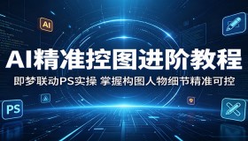 AI精准控图高级教程：即梦与PS联动实操，实现构图人物细节精准掌控