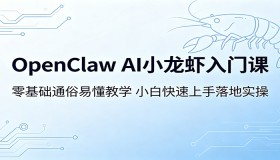OpenClaw AI小龙虾新手课：零基础简易教学，小白速学实操上手