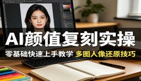 零基础速学AI颜值复刻，多图人像还原技巧大揭秘