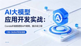 （18518期）AI大模型应用开发实战：从Conda环境搭建到API调用，全链路涵盖提示词工程与Skills开发