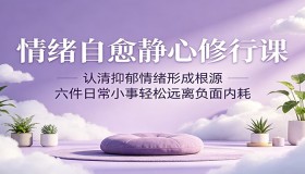 情绪自愈静心修行课：洞悉抑郁情绪根源，六件日常小事助你摆脱负面内耗