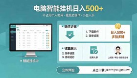 （18554期）AI全自动挂机项目：电脑端畅行无阻，每日稳赚500+，零门槛开启