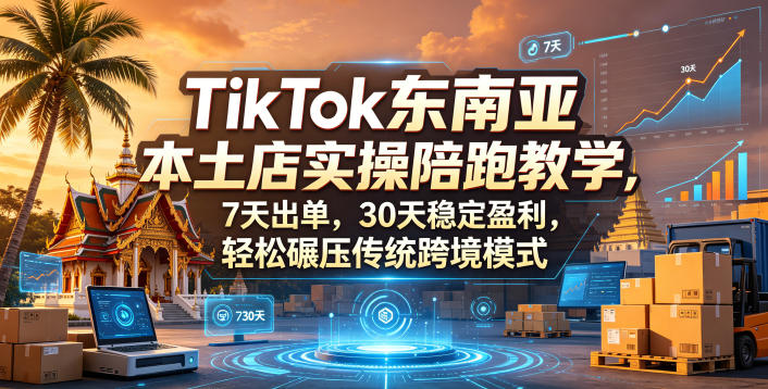 TikTok 东南亚本土店陪跑教学:7 天出单,30 天稳赚,完胜传统跨境模式(0516 更新) TikTok 东南亚本土店陪跑教学:7 天出单,30 天稳赚,完胜传统跨境模式(0516 更新)