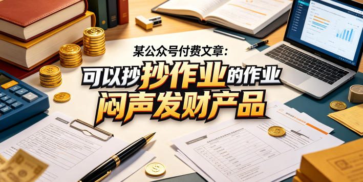 某公众号付费文:可借鉴的悄悄赚钱产品 某公众号付费文:可借鉴的悄悄赚钱产品