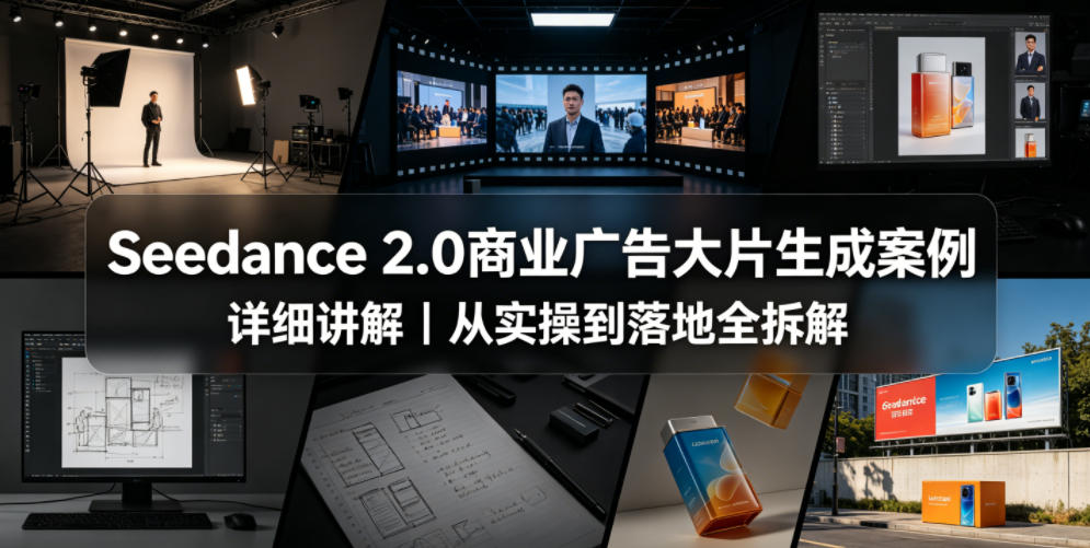 Seedance 2.0 商业广告大片生成案例:从实操到落地深度剖析 Seedance 2.0 商业广告大片生成案例:从实操到落地深度剖析
