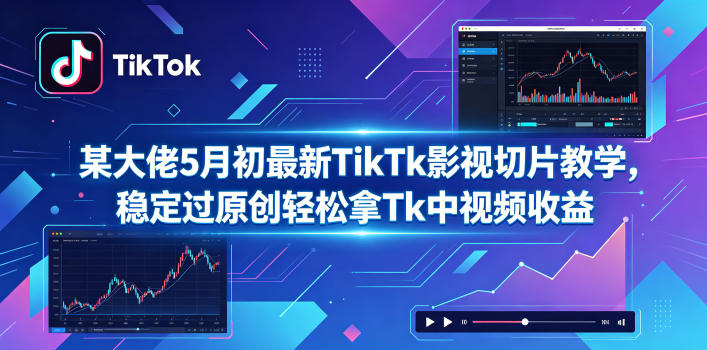 5 月初某大佬揭秘:TikTok 影视切片教学,稳过原创轻松赚 Tk 中视频收益 5 月初某大佬揭秘:TikTok 影视切片教学,稳过原创轻松赚 Tk 中视频收益