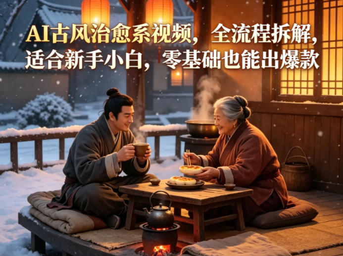 零基础小白也能爆!AI 古风治愈系视频全流程揭秘 零基础小白也能爆!AI 古风治愈系视频全流程揭秘