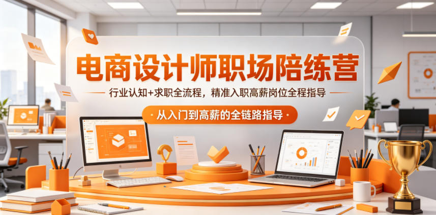 电商设计师职场陪练营:全方位指导,助你精准入职高薪岗位 电商设计师职场陪练营:全方位指导,助你精准入职高薪岗位