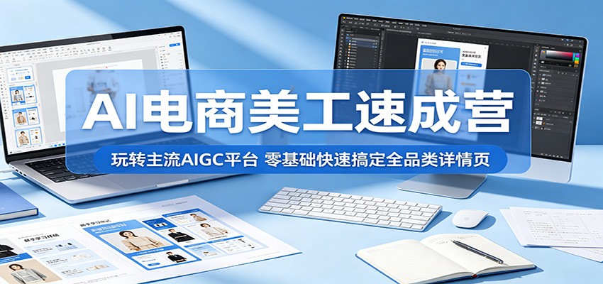 零基础速学 AI 电商美工:借助主流 AIGC 平台,轻松搞定全品类详情页 零基础速学 AI 电商美工:借助主流 AIGC 平台,轻松搞定全品类详情页