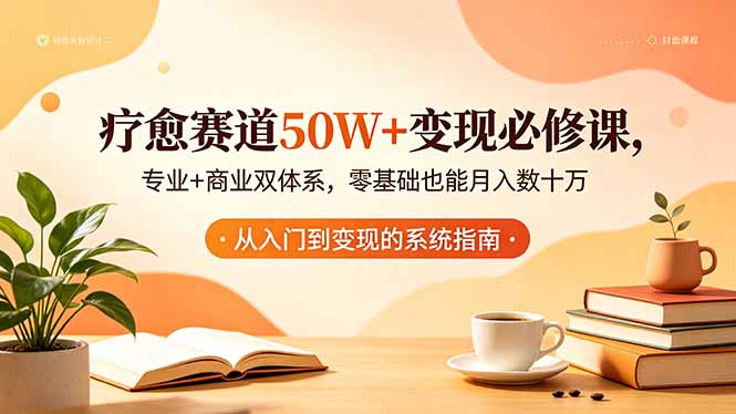 18523 期疗愈赛道变现必修课:专业与商业双体系,零基础也能月入数十万 18523 期疗愈赛道变现必修课:专业与商业双体系,零基础也能月入数十万