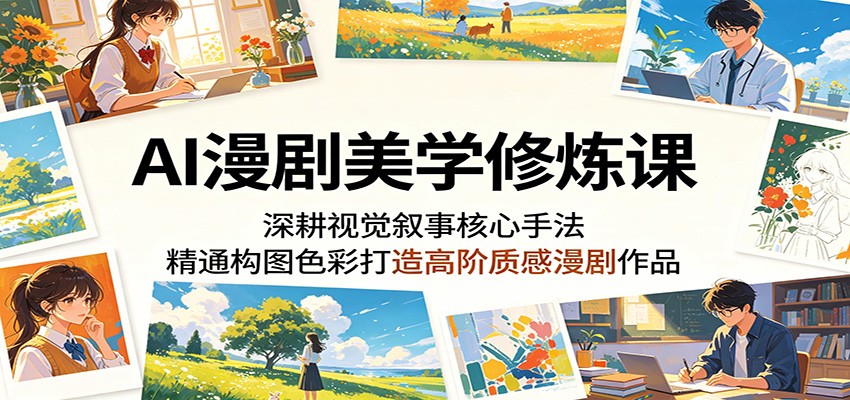 AI 漫剧美学进阶秘籍:掌握构图色彩,塑造高质感漫剧佳作 AI 漫剧美学进阶秘籍:掌握构图色彩,塑造高质感漫剧佳作