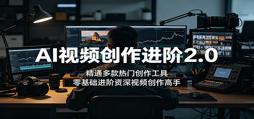 AI 视频创作 2.0 进阶:从零基础到资深高手,掌握热门工具创作秘籍 AI 视频创作 2.0 进阶:从零基础到资深高手,掌握热门工具创作秘籍